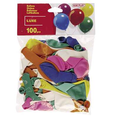 Sachet 100 Ballons à Gonfler Luxe 