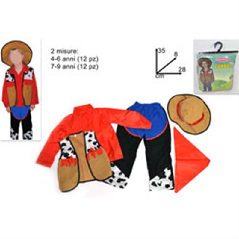 Costume Cowboy 4-6/7-9 Ans