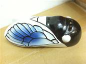 Tirelire Cigale 18cm (bleue ou jaune) 