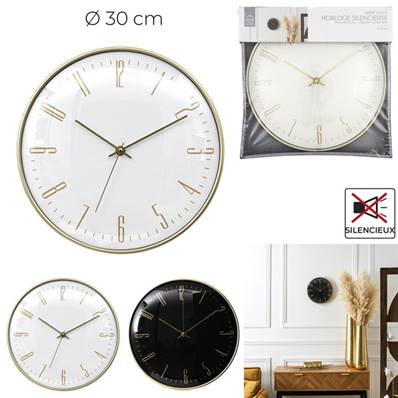 Horloge Silencieuse Luce 30 Cm