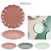 Assiette Plastique Iris D20.5cm 