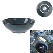 Bol 80cl  D19.5cm H7cm Bleu "Gres du Temps" 
