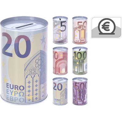 Ensemble 5Tirelires  Metal Euro