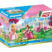 PLAYMOBIL - Starter Pack Princesse Et Jardin Fleuri