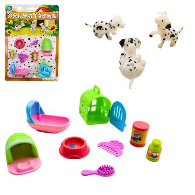 Blister Chien Dalmatien avec Accessoires 29 x 19 Cm