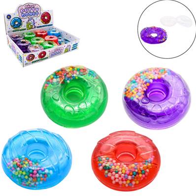 Pate Péteuse Donut 50 Grammes 4 Couleurs Assorties