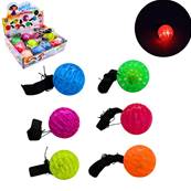 Balle de Jonglage Lumineuse pour Pied 6 Cm 4 Assortis
