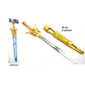 Epee Moyen Age Dorée 56 Cm avec Fourreau