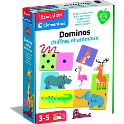 CLEMENTONI - Dominos Chiffres & Animaux