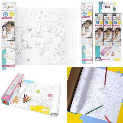 Rouleau Coloriage 3 Metres Devidoir