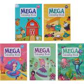 Mega Livre de Coloriage 320 Pages 5 Pièces