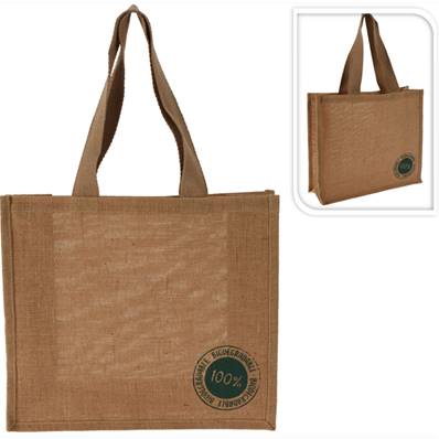 Sac Jutte Naturel avec Anses 40 x 15 x 35 Cm