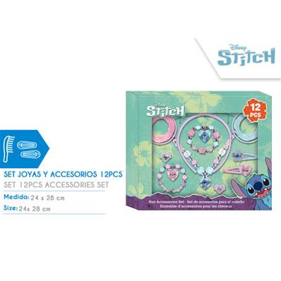 Ensemble Bijoux et Accessoires 12 Pièces Stitch