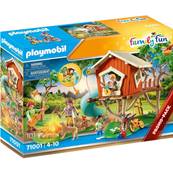 PLAYMOBIL - Cabane Dans Les Arbres & Toboggan