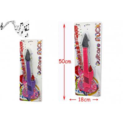 Blister Guitare 2 Couleurs 50 x 18 Cm