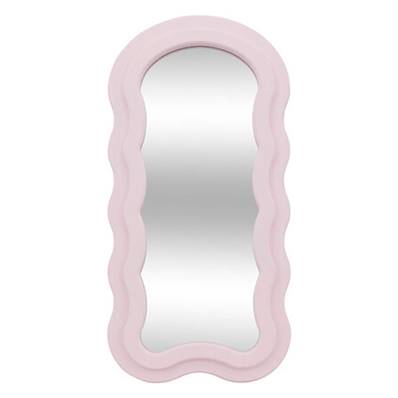 Miroir Vague Enfant Ayna 60 x 30 cm Rose (MDF) 