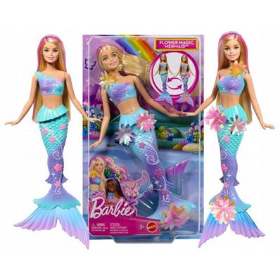Barbie Sirene Fleurs Magiques Blonde