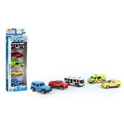 Boite 5 Vehicules Differents 7 cm
