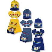 Set 3 Pièces Gants Echarpe et Bonnet Minions (taille unique)