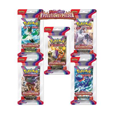 Blister 36 Booster Pokemon EV02 Ecarlart et Violet Evolution à Paldea