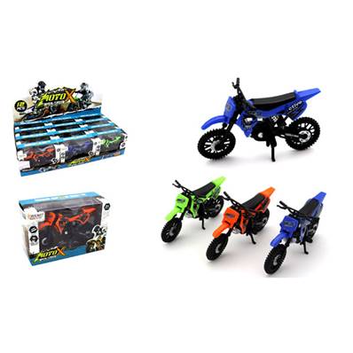 Boite Moto Cross 12 Cm 3 Couleurs