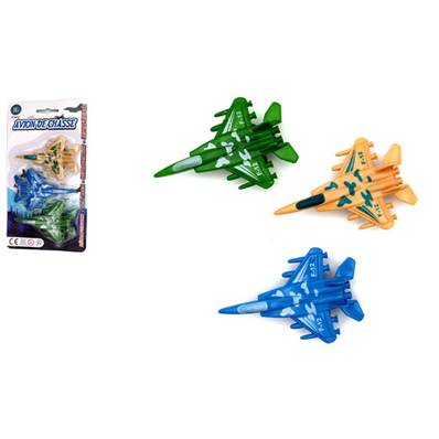 Blister 3 Avions  de Chasse 10 Cm