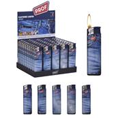 Présentoir 50 Briquets Electroniques Jeans