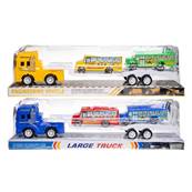 Coque Camion Transport avec 2 Bus 43 x 12 x 9 Cm