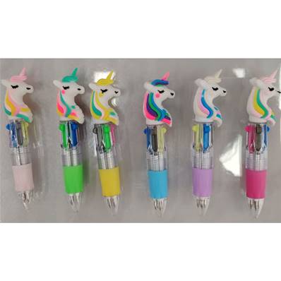 Stylo 6 Couleurs Licorne