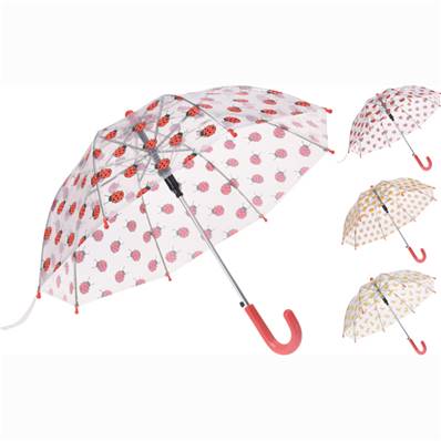 Parapluie Enfant Transparent Imprimé Animaux Assortis