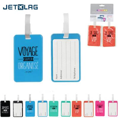 Porte Etiquette Bagages x2