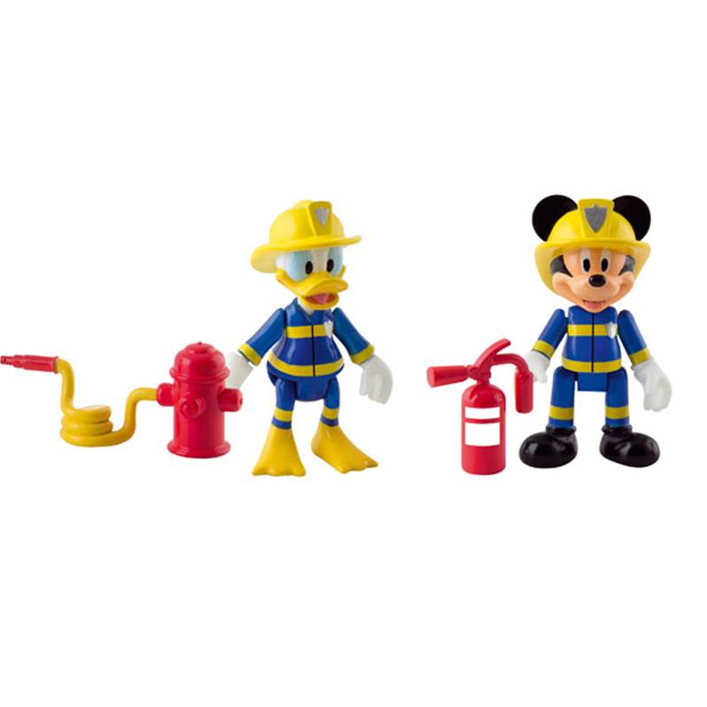 Pack de 2 figurines pompiers Disney