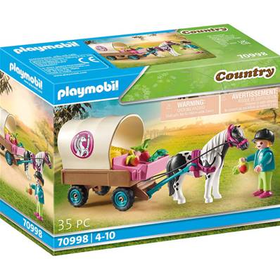 Carriole Avec Enfant Et Poney - Playmobil