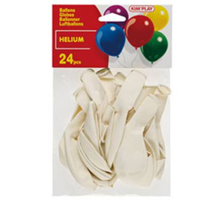 Sachet 24 Ballons  Helium Blancs