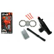 Blister Pistolet Flèches Police 20 Cm