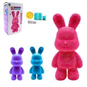 Lapin Diamant 26 Cm 3 Couleurs Asorties