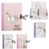 Journal Intime Licorne avec Cadenas 