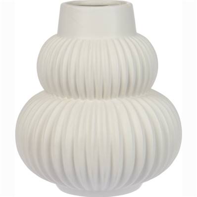 Vase Dolomite Blanc 18 x 20 Cm