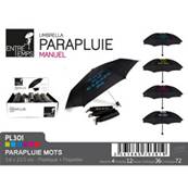 Parapluie Compact Message avec Etui 