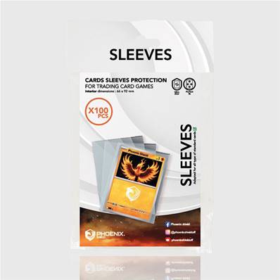 Card Sleeves Classic (X100) Phoenix Shield©