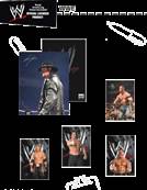Carnet 40 pages Lignes WWE Catch