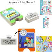 Carte Educative J'apprends L'heure