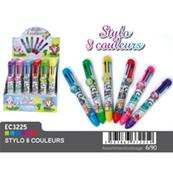 Stylo 8 Couleurs en blister 