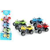 Blister 4 Quad Roues Libres 7 Cm 31.5 X 12 X 4 Cm