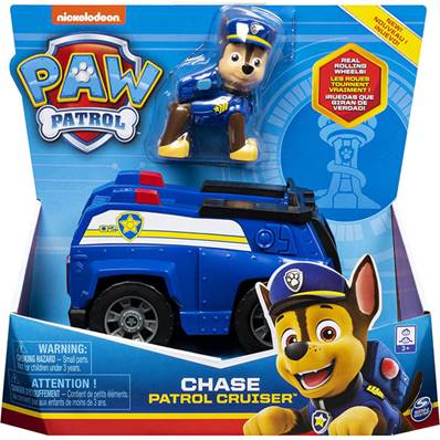 SPINMASTER - Vehicule  Pat P.+ Figurine Chase