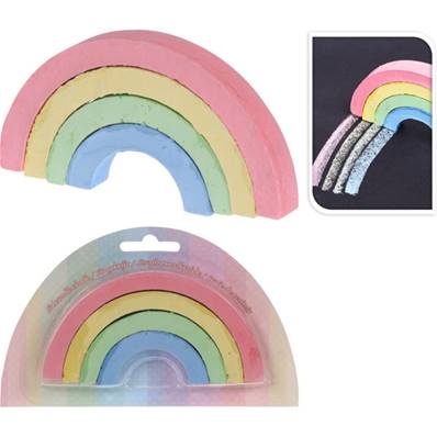 Blister Craies Trottoir Arc en Ciel 16,5 X 15 X 10 Cm