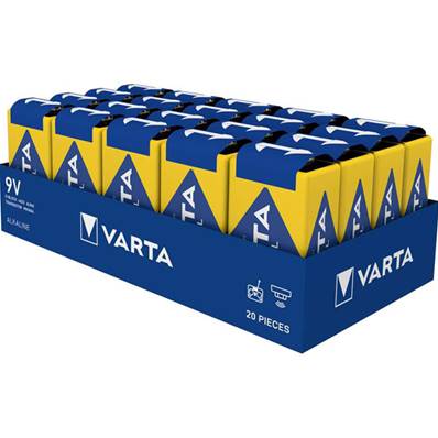 Pile 9 Volts Alkaline Varta