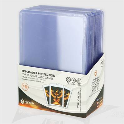 Toploader 35PT 3"X4" (X 25) Standard Phoenix Shield©