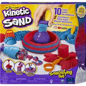 SPIN MASTER - COFFRET SANDISFYING 907 G + 10 MOULES Kinetic Sand