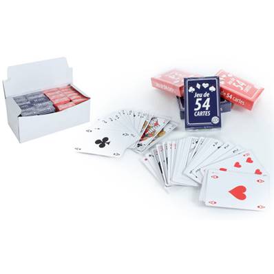 Jeu de 54 cartes 1er prix